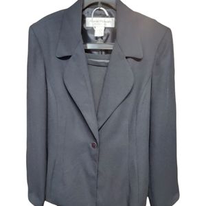 Rena Rowan suit Blazer and skirt size 12 navy